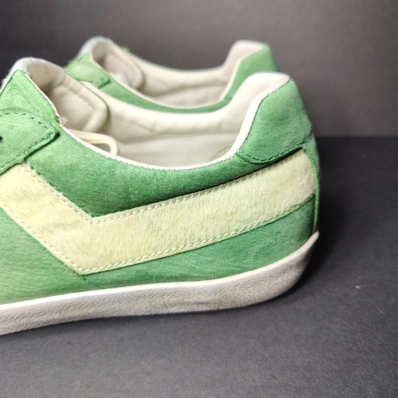Pony X Joey Bada$$ Classic Low Pro Era Vintage Green Sneakers Men Shoe Size 13 - Picture 7 of 9